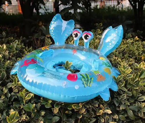 Новое поступление милое детское надувное кольцо для плавания в форме рыбы летний
