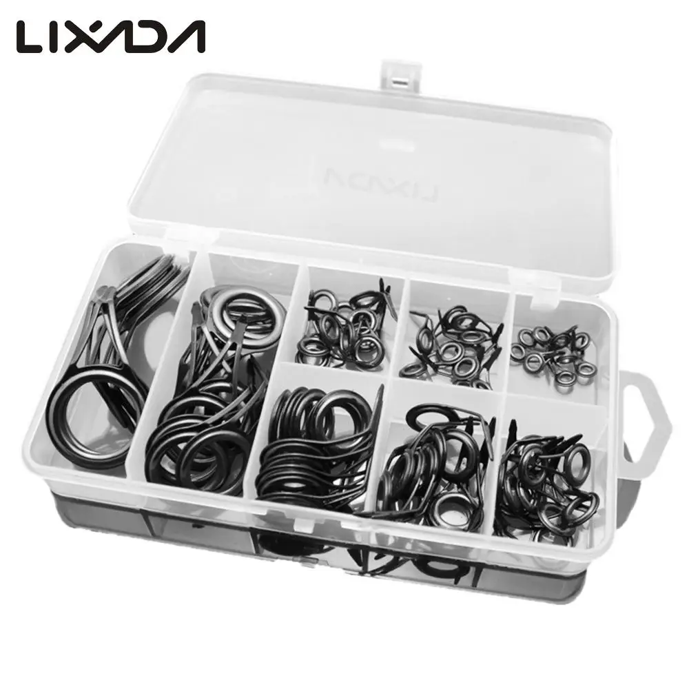 Lixada 75 шт. удочка направляющая набор наконечник рыболовная леска спиннинг