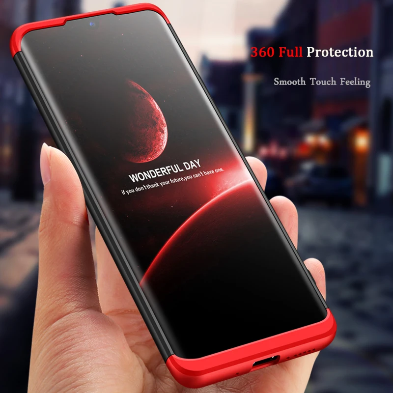 FGHGF 360 Full Protection Cases for Huawei Mate 20 Pro Case Matte Hard PC 3 In 1 Design Cover For Lite Shell |