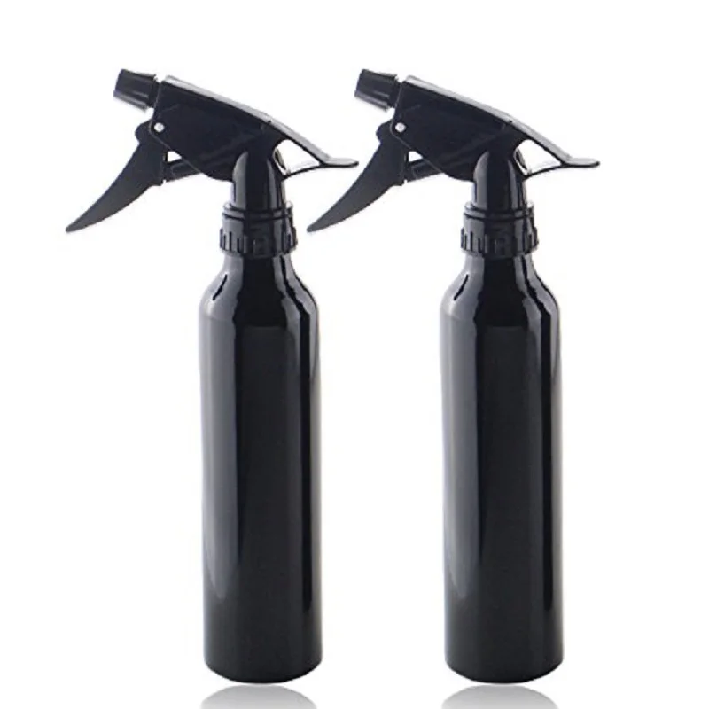 

2pcs Aluminum 8oz Black Spray Water Bottle For Tattoo Accessories Supply