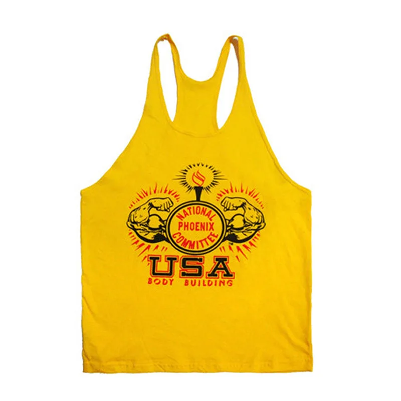 Новая мужская летняя майка для тренировок фитнеса бодибилдинга без рукавов