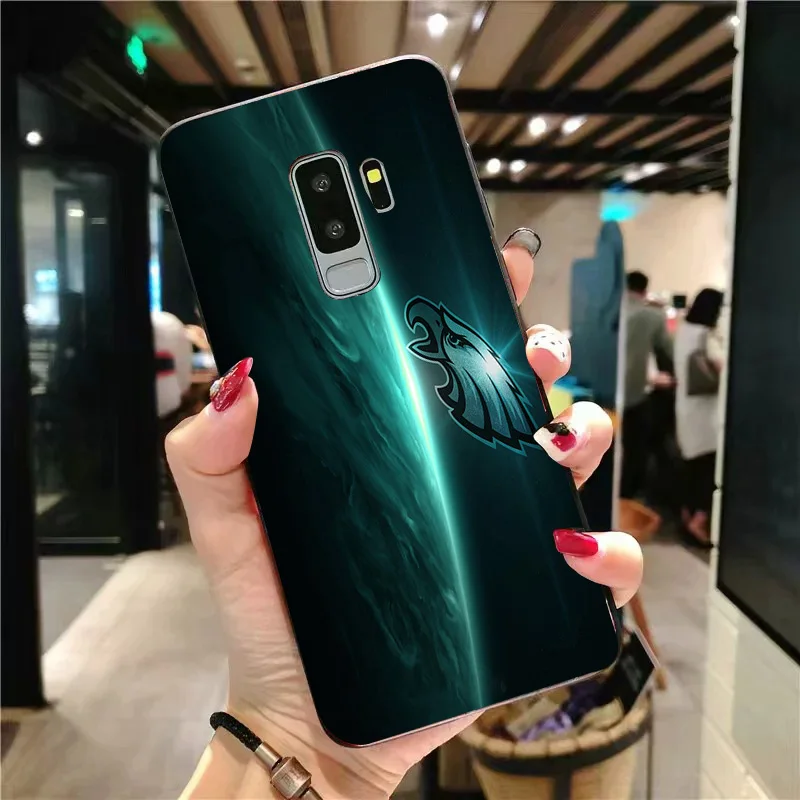Yinuoda чехол для телефона Philadelphia Eagles samsung Galaxy S10 S9 8 Plus S6 S7 Edge Carson Wentz черный мягкий