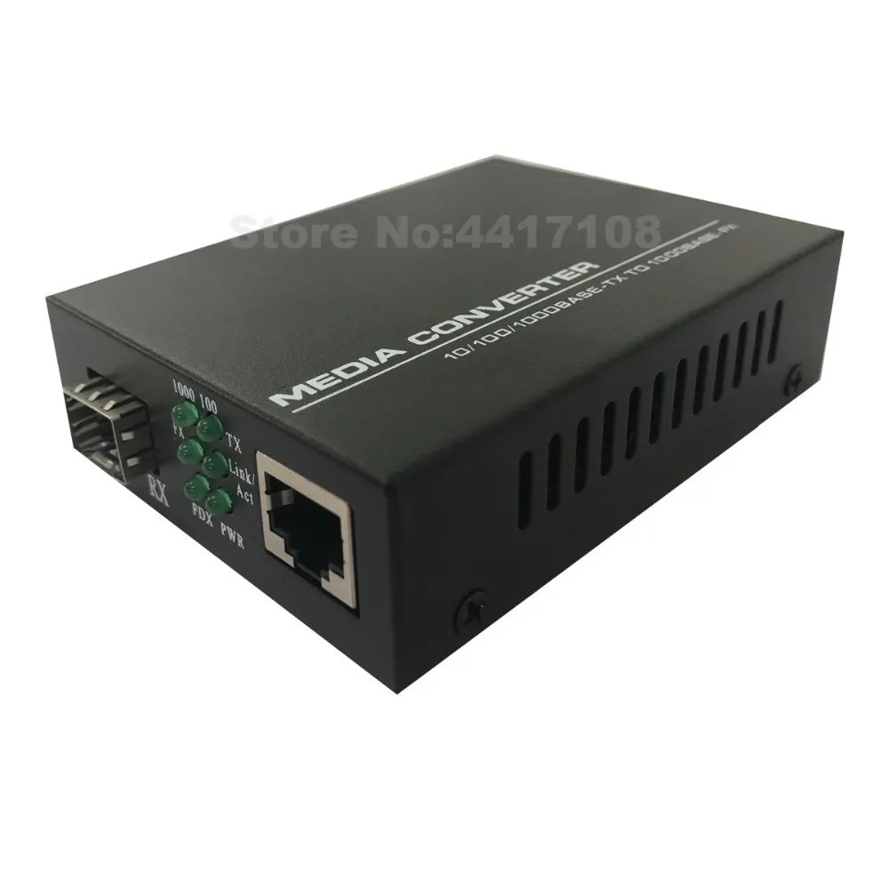 2 шт. медиаконвертер SFP Fiber RJ45 gigabit GPON/OLT 1000 Мбит/с|Оптоволоконное оборудование| |