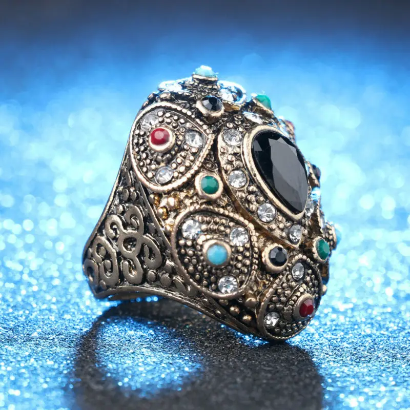 Турецкое Бохо винтажное антикварное мужское кольцо ювелирное изделие умный
