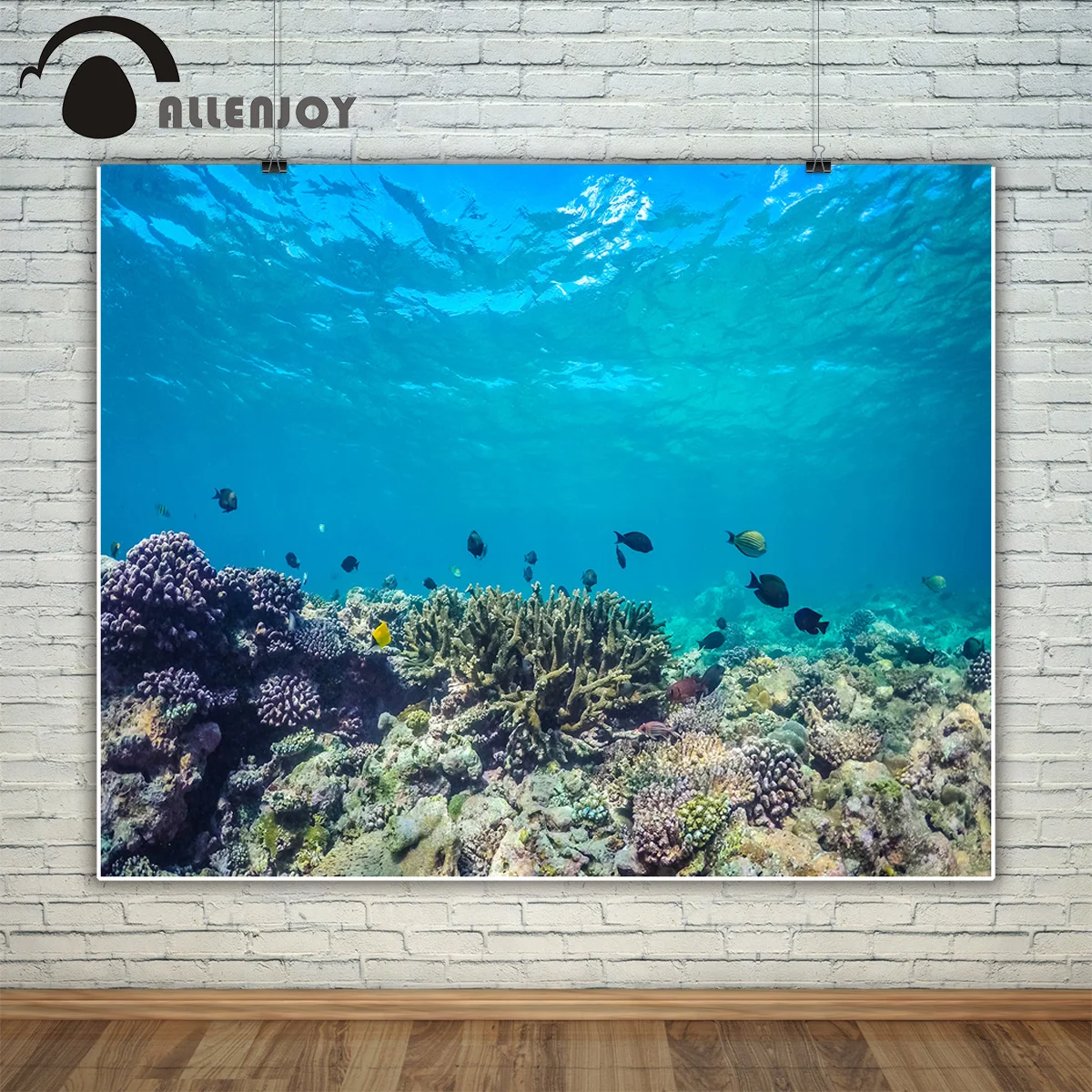 Allenjoy фоны для фотостудии подводный мир Пейзаж красочный коралловый риф