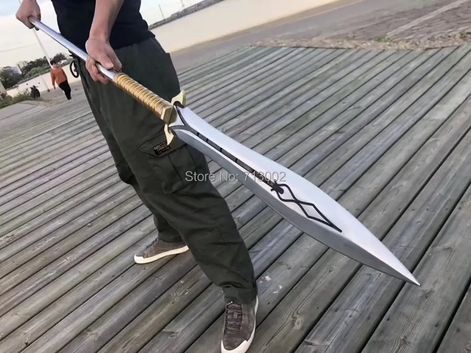 Ручная работа китайский Wushu Broadsword острый Щука сложенный 57-60HRC стальной меч сплав