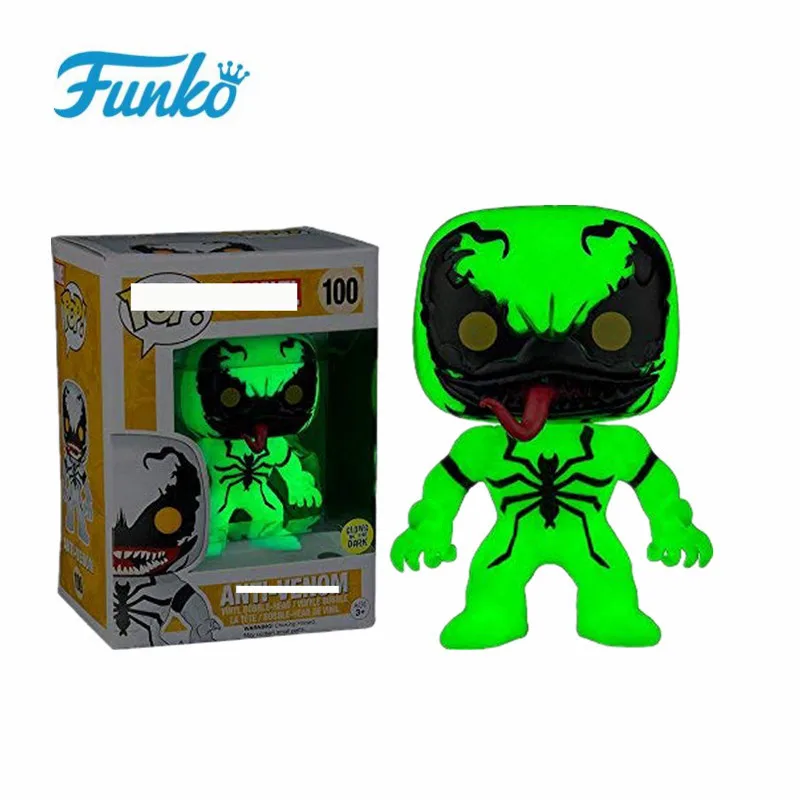 1 шт. Funko pop чудо-яд тематическая фигурка#300 Venompool#82#99#100 Коллекционная модель игрушки для любителей фильмов подарок с коробкой
