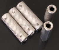 5pcs new arrival silver steel tattoo machine tubes grips back stem with a wrench as gift