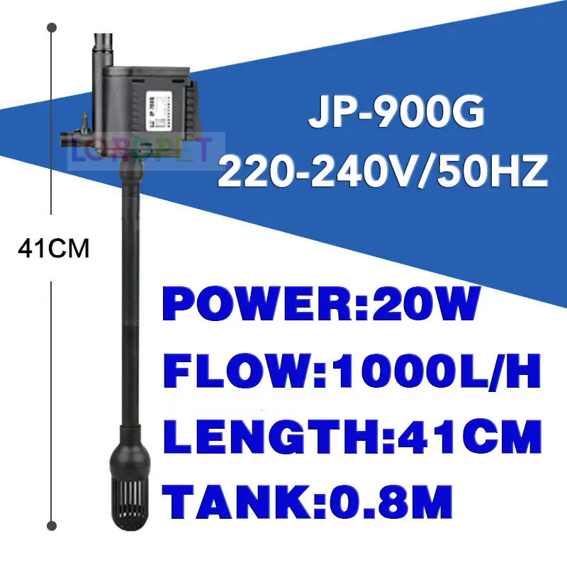 JP-900G 220 В Sunsun 3 в 1 аквариумный аквариум 1800л/ч погружной насос+ фильтр+ кислородный Миниатюрный Насос - Цвет: JP-900G