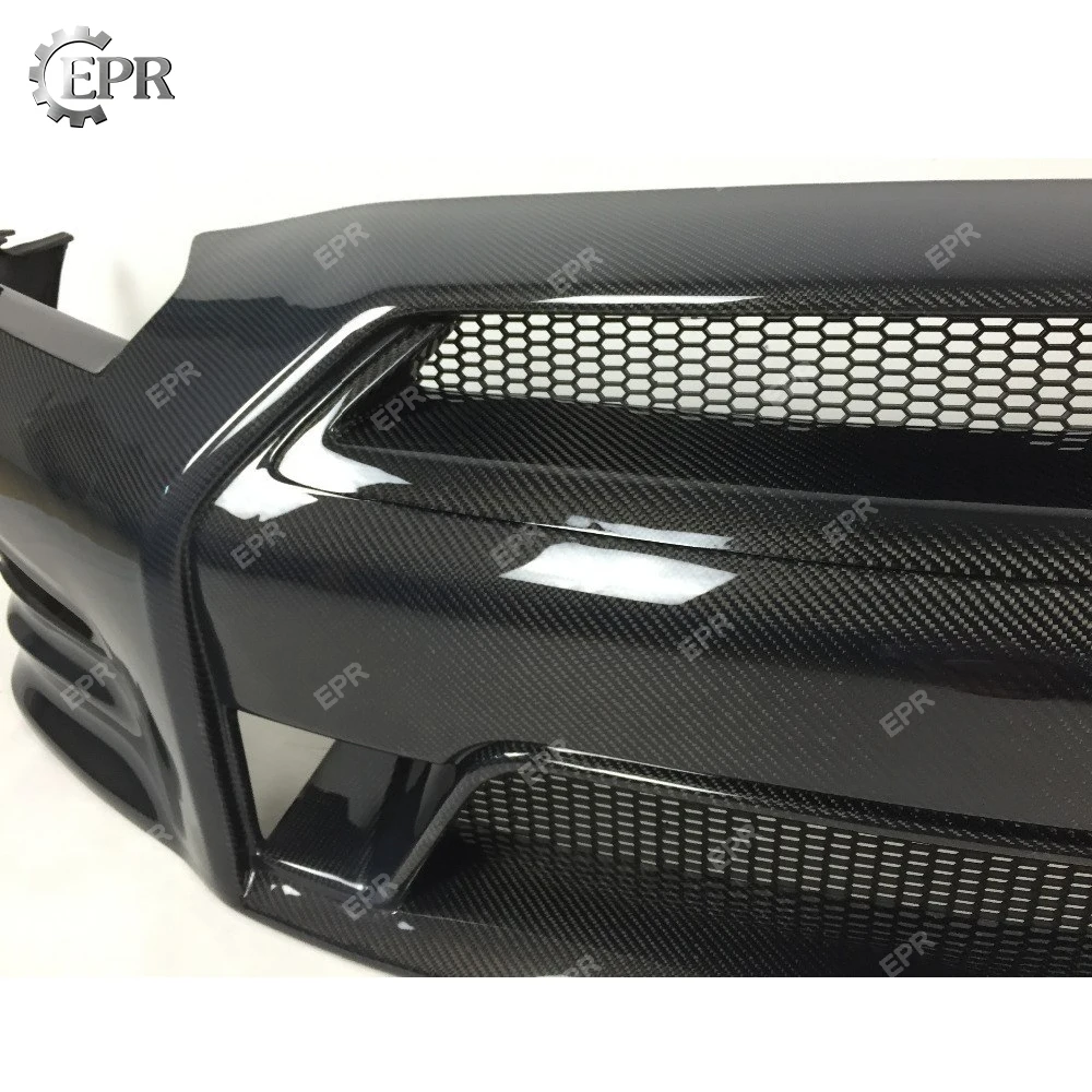 Для Nissan GTR R35 OEM Передняя решетка из углеродного волокна сетчатая крышка комплект