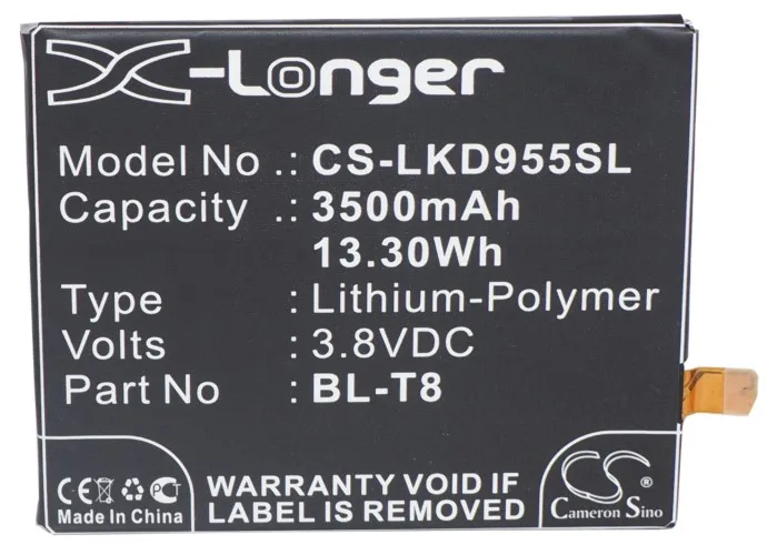 Cameron Sino 3500mAh аккумулятор BL T8 EAC62118701 для LG хамелеон D950 D955 D958 D959 F340 G Flex KS1301 LGL23 LS995|cameron
