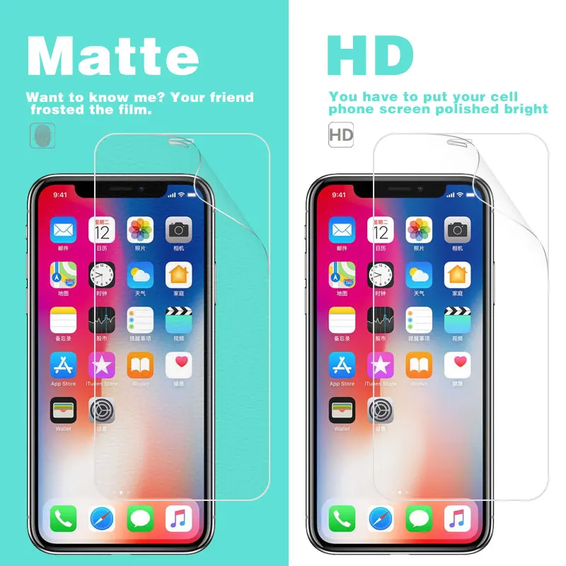 ЖК HD Прозрачная защитная глянцевая пленка для Iphone XR XS MAX с защитой от отпечатков