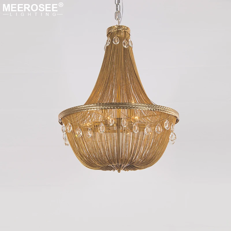 Italian Engineering Design Chandelier Luxury Aluminum Chain Hanging Light for Restaurant Hotel Art Studio Bedroom lamps | Лампы и