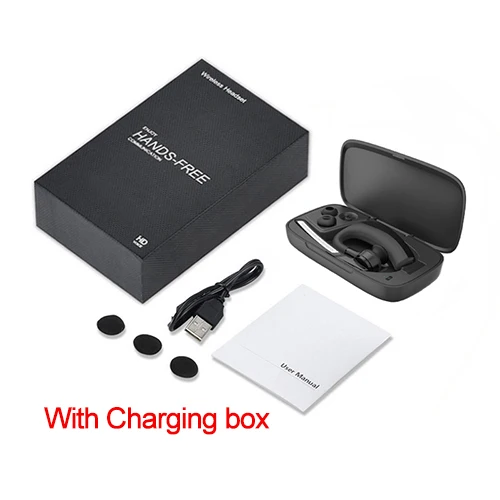 With charging box Новинка, BH820, Bluetooth наушники, стерео, свободные руки, беспроводные наушники, смарт-автомобиль, вызов, бизнес, Bluetooth гарнитура с блоком питания - Цвет: With charging box