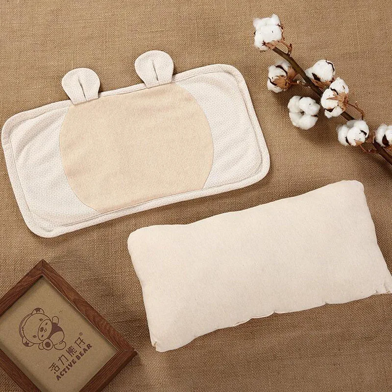 Детская подушка натуральный цвет хлопок детские подушки для коррекции фигуры