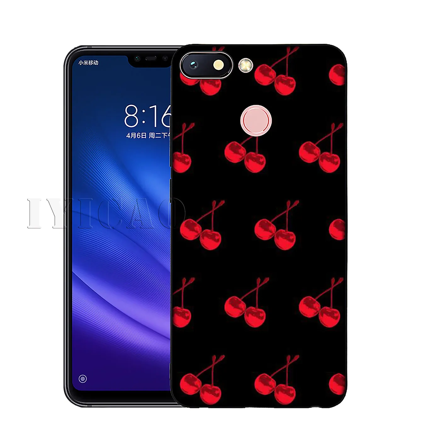 IYICAO Вишневый летний Мягкий силиконовый чехол для телефона Xiaomi Redmi K30 K20 8A 7A 6A 5A S2 GO