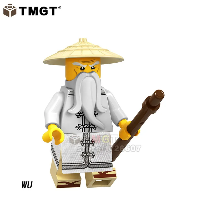 Одиночная Ninja Slithraa Snike Chokun Snappa Wu Shark Army Jelly четыре глаза Garmadon строительные блоки Подарочная игрушка для детей - Цвет: Красный