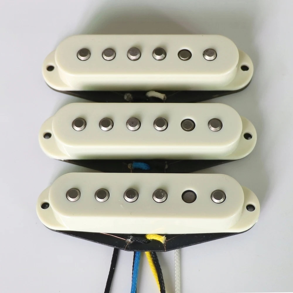 Понлис 48/50/52 мм 60's vintage sound One coil ST гитарные пикапы с плоской работой и 5 стержнями