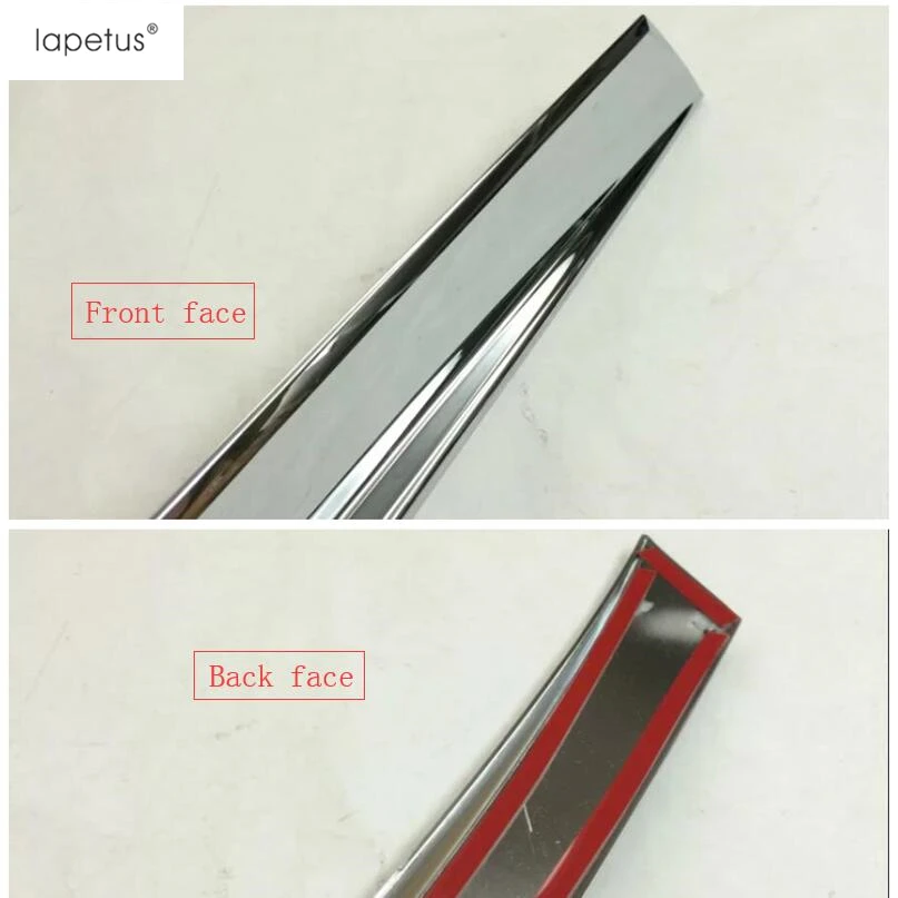 Lapetus Accessories For Suzuki Vitara 2015 - 2019 Front Engine Grille Hood + Rear Trunk Streamer Protector Molding Cover Trim | Автомобили