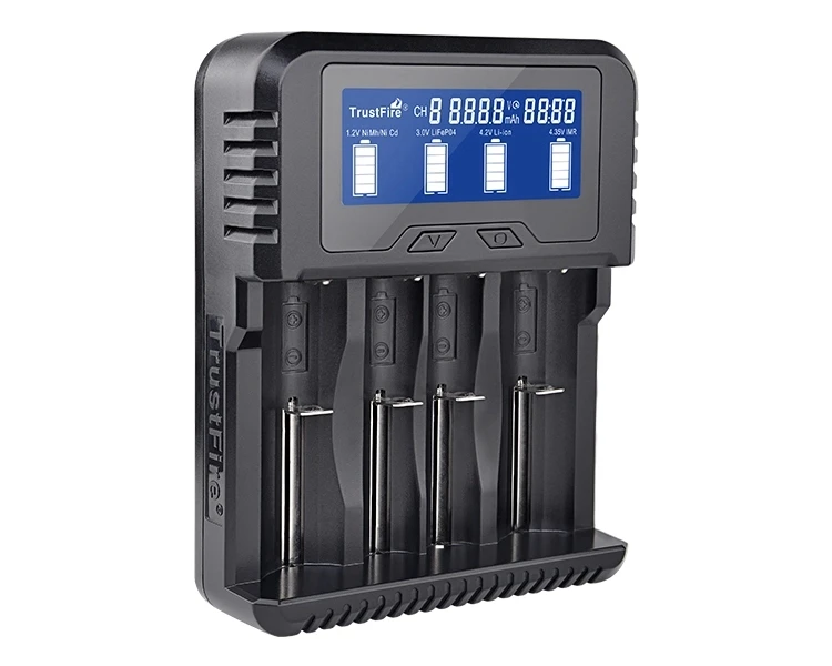 TrustFire быстрое зарядное устройство 3 0 USB QC3.0 умное для аккумулятора 18650 /26650 /32650 |