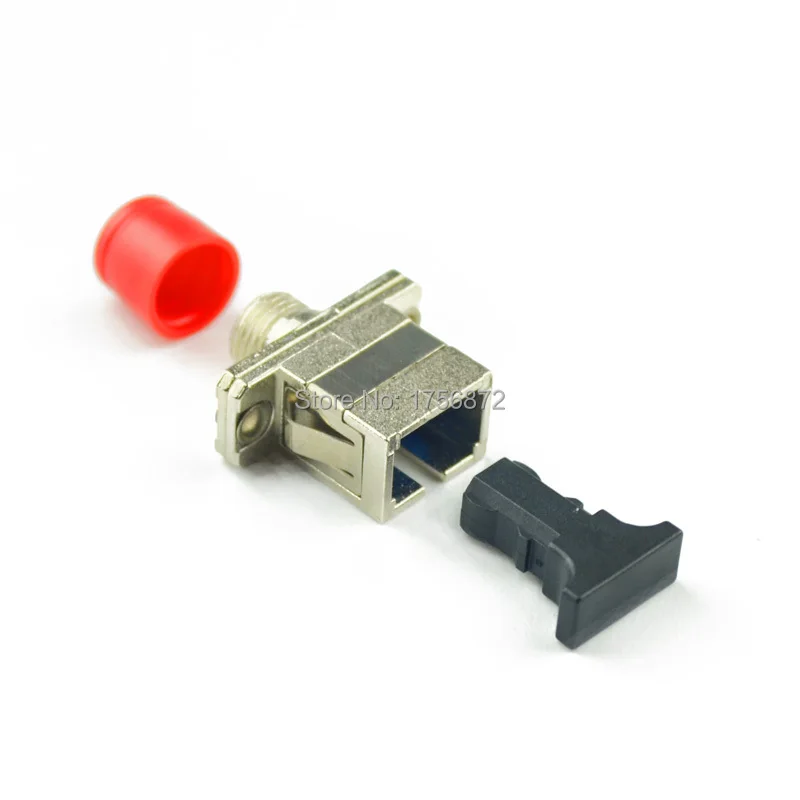 

100 pieces/lot SC FC Fiber Optic Adapter SC-FC Flange Coupler Adaptor Fiber Coupler