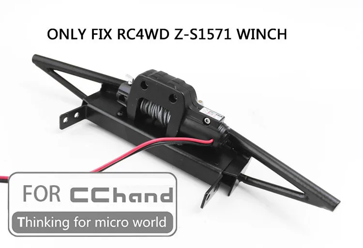 Металлический бампер (может быть установлен с лебедкой) для CChand RC4WD 1/10 D90/D110|Детали