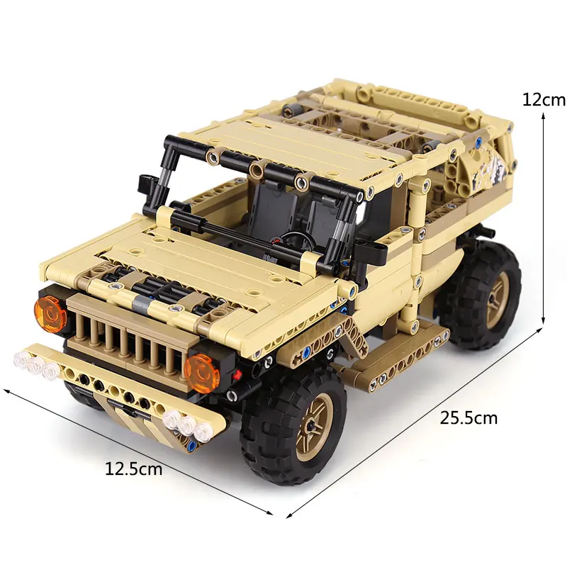Yeshin SUV Hammer автомобильный набор совместим с Lepining 23007 Technic строительные блоки
