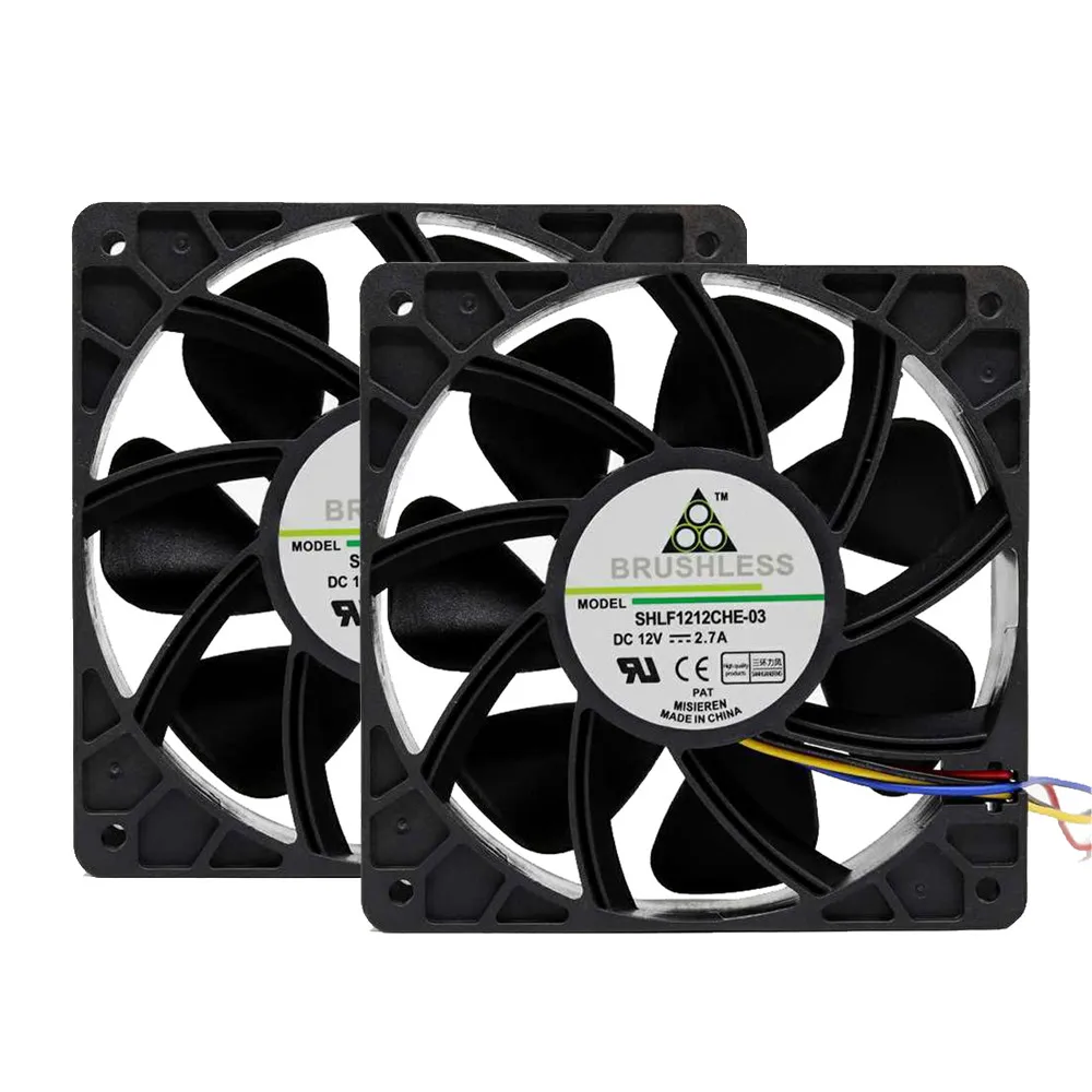 Запасной Вентилятор охлаждения 2x6000 об/мин 4-контактный разъем для Antminer Bitmain S7 S9