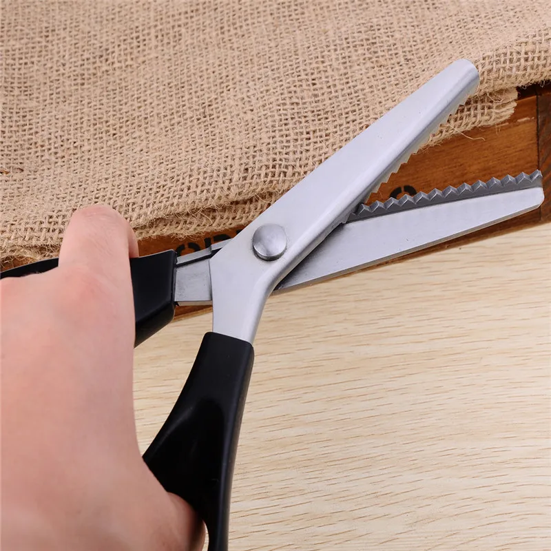 23 см DIY необходимые инструменты для шитья портновские ножницы 3/5/7 мм зигзаг/волна Кружева Швейные ножницы Forfex