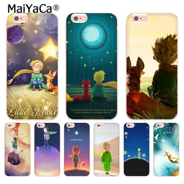 MaiYaCa Маленький принц для iPhone 4S SE 5C 5S 6S 7 8 Plus X XR XS MAX прозрачные чехлы телефона мягкие