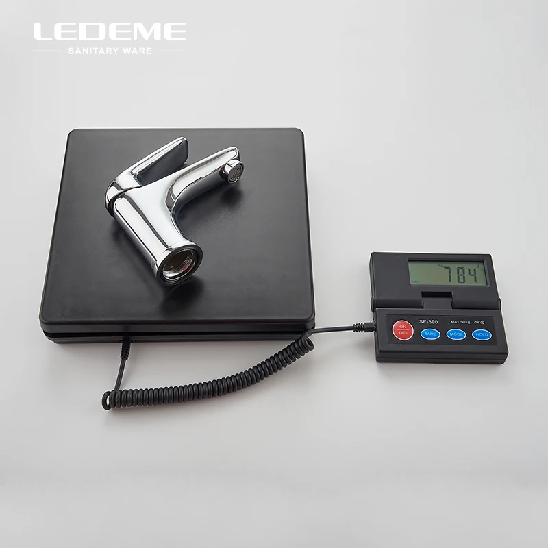 LEDEME кран для раковины ванной комнаты с одной ручкой туалета горячей и холодной