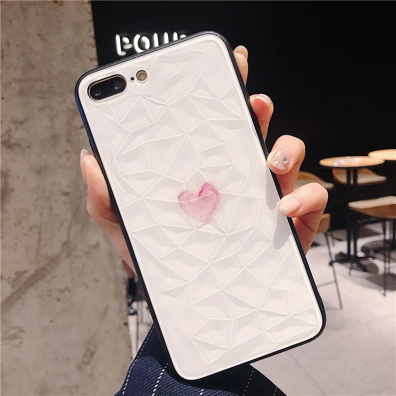 Клубника любовь чехол для iPhone X XS Max XR Мягкие TPU 7 8 6 6s плюс Встроенная Алмазный
