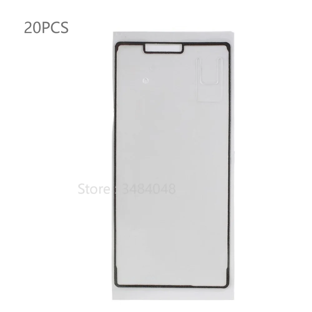 

20 шт./лот для Sony Xperia Z3 D6603 D6643 D6653 D6616 передняя рамка для корпуса клейкая наклейка клеевые детали