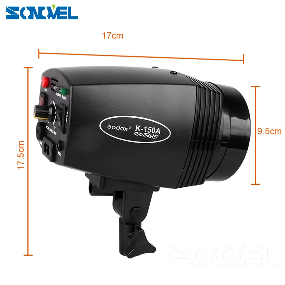 Студийная стробоскопическая вспышка Godox K150A 300Ws 300 Вт 2*150Ws с софтбоксом |