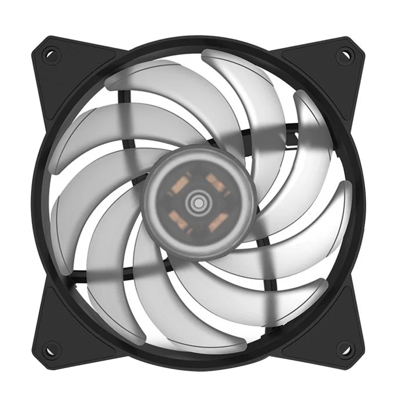 Cooler Master MF120 12 см RGB чехол для компьютера PC охлаждающий вентилятор для процессора кулер радиатор водяного охлаждения 120 мм ШИМ тихий вентилятор для ПК