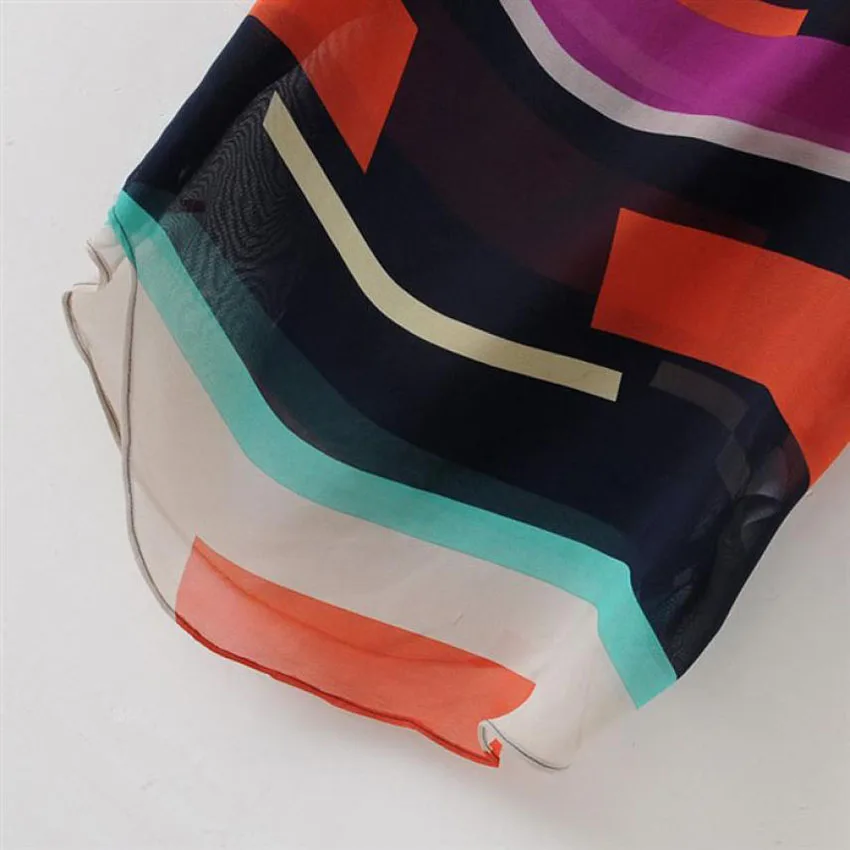 Летняя женская одежда 2017 модная шифоновая блузка Женская Повседневная Свободная