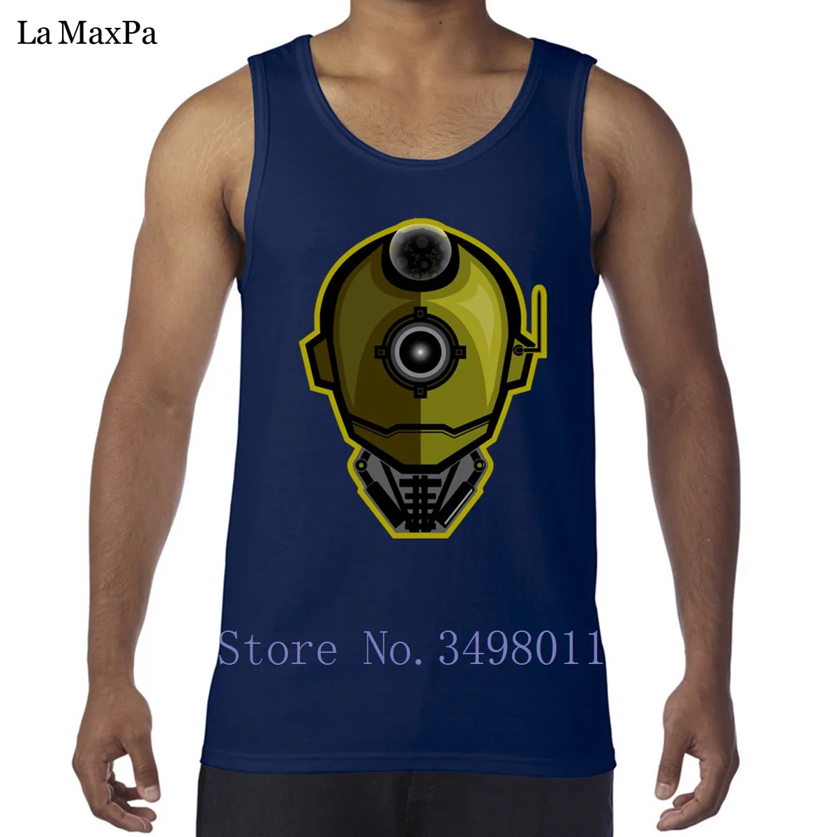 Personality Family Steam Punk Bot Tank tops men singlets Casual Vest Sleeveless family Fitted O-Neck Graphic | Мужская одежда