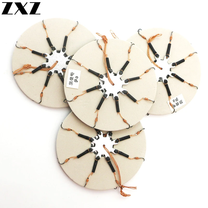 

6Pcs Spring Fishhooks for Fishing Flap Explosion String Hook Prevent Winding Lines Pesca with Hose 8-12 Carbon Steel Barbed Hook