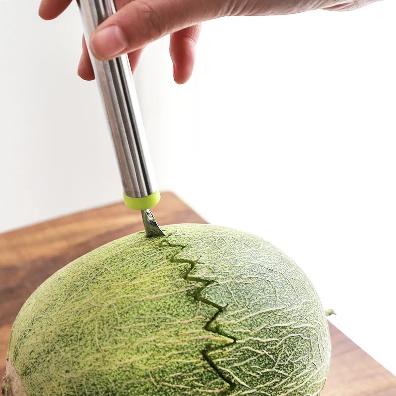 kitchen gadgets 2019Stainless steel fruit ball digger carving knife multifunctional watermelon digging spoon | Дом и сад