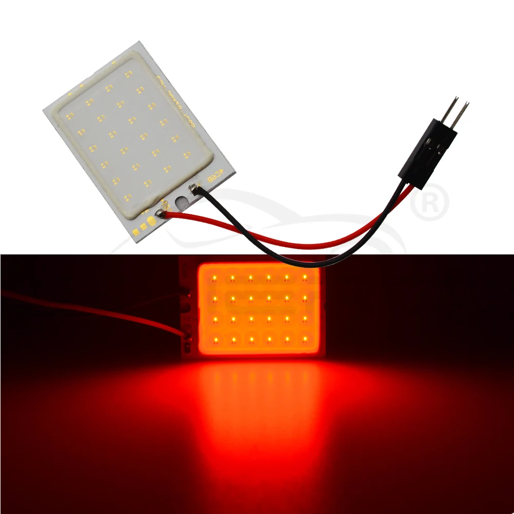 Белый, красный, синий T10 W5w Cob 24SMD 36SMD Автомобильный светодиодный панельный светильник для автомобиля, лампа для чтения в салоне автомобиля, купольная гирлянда BA9S DC 12v