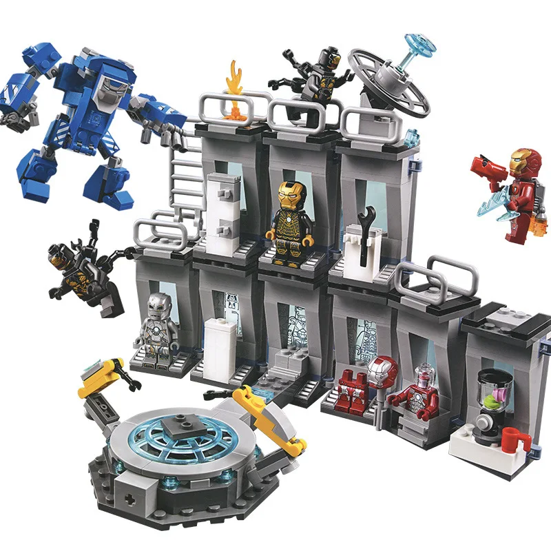 SY1332 Железный человек бронежилет строительные блоки совместимые с фильмом 76125