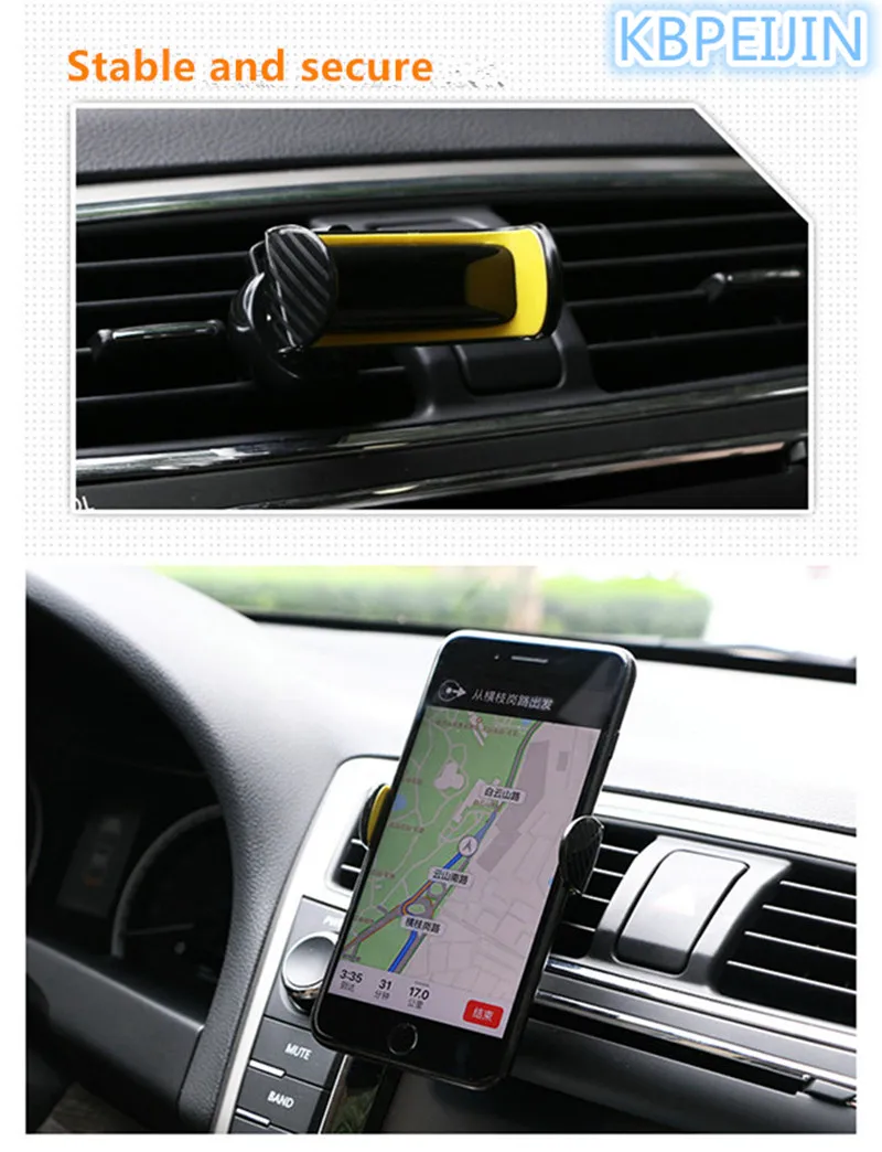 Кузова Air Vent 360 градусов Автомобильный держатель телефона для Jaguar xf xe x Тип xj s