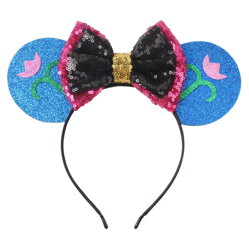 Уши Минни-Маус повязка на голову Снежинка фестиваль DIY аксессуары для волос