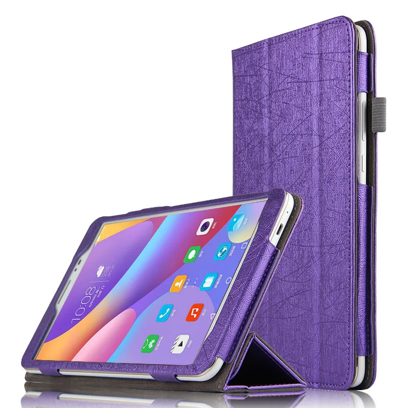 purple Чехол для huawei T2 Pro 10 FDR-A01W/FDR-A03L откидной складной чехол-подставка для huawei MediaPad T2 10,0 Pro 10,1 дюймов планшетов - Цвет: purple