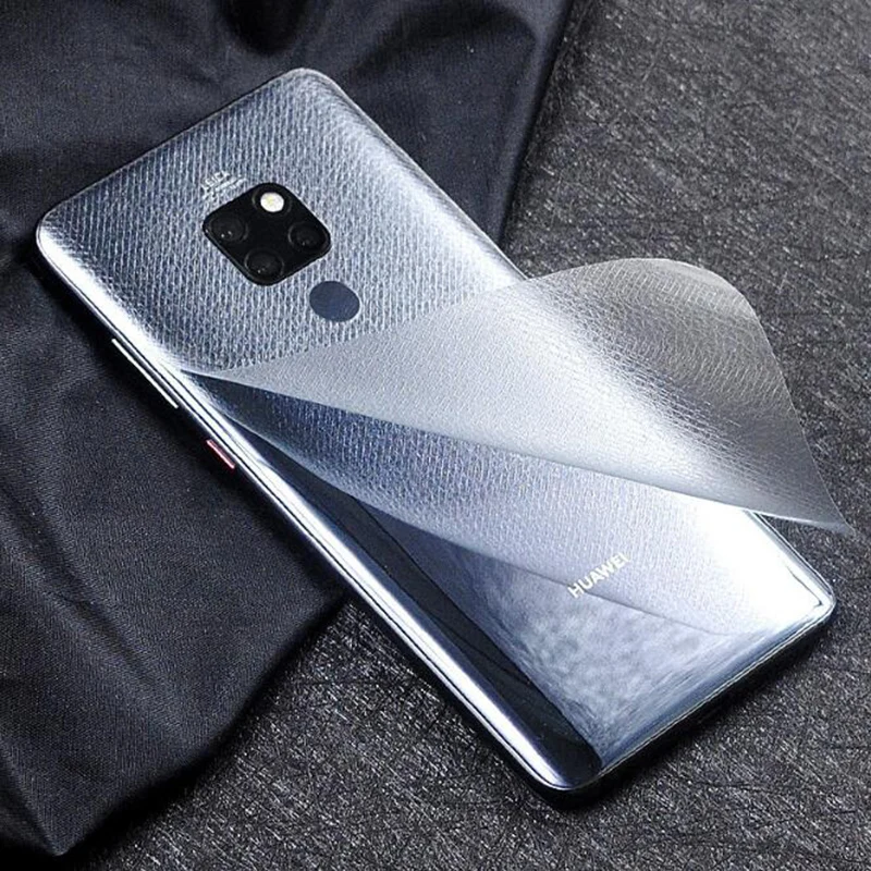 Мягкая пленка из углеродного волокна для Huawei Mate20 20 Pro Lite прозрачная кожаная