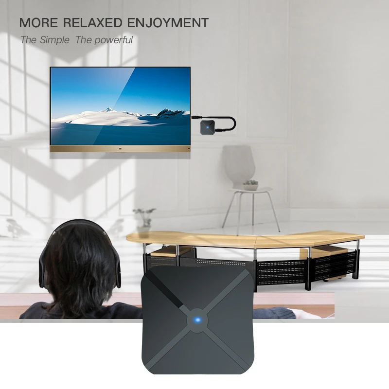 Bluetooth адаптер CALETOP 4 2 в 1 передатчик для ТВ с RCA кабелем беспроводной приемник 3 5 мм