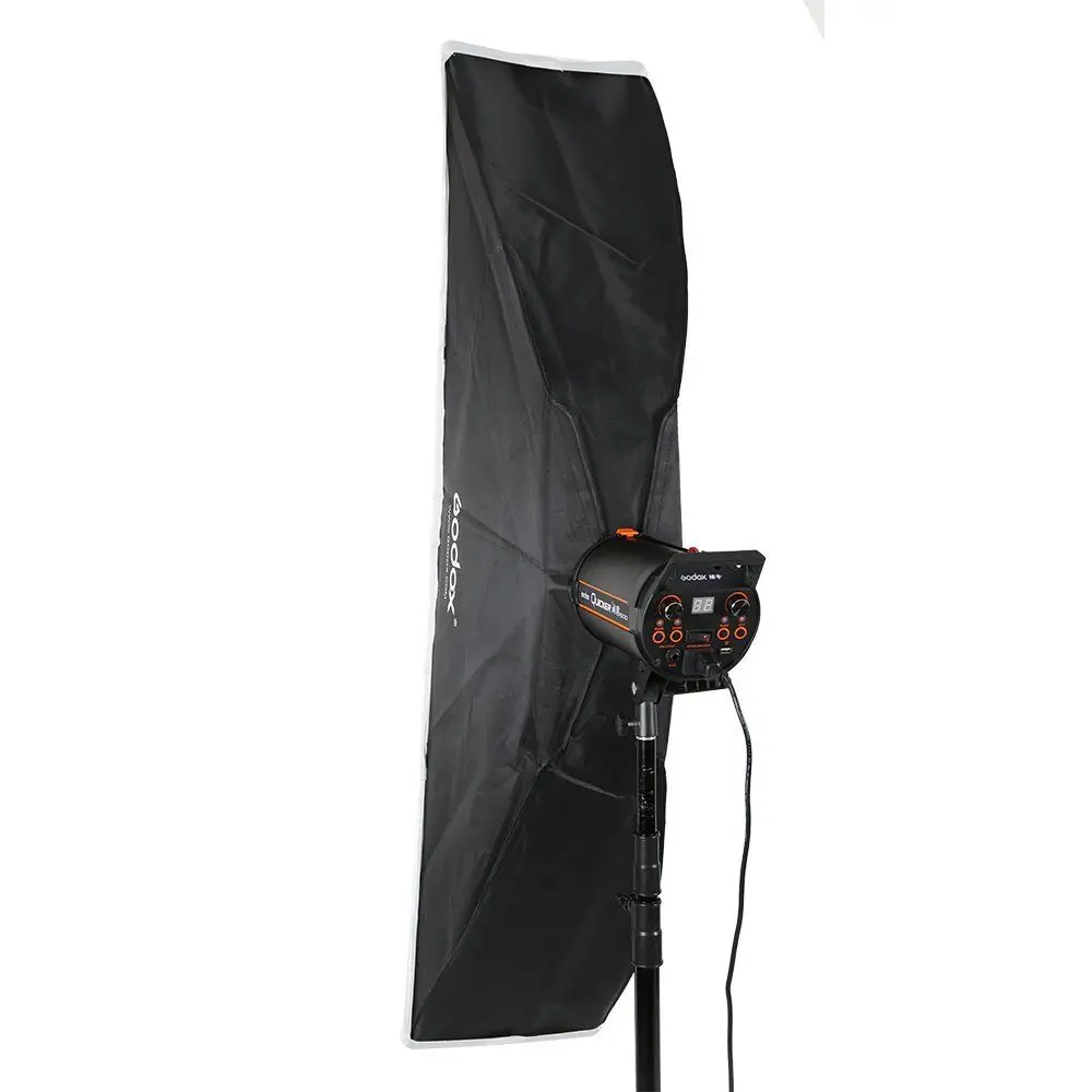 Godox 14 &quotx 63&quot 35x160 см полоса пчеловодный сот софтбокс с решеткой для фото створ