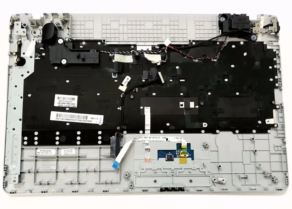 Немецкая/немецкая (DE) клавиатура для Samsung NP270E5V NP275E5E Серебряная подставка рук