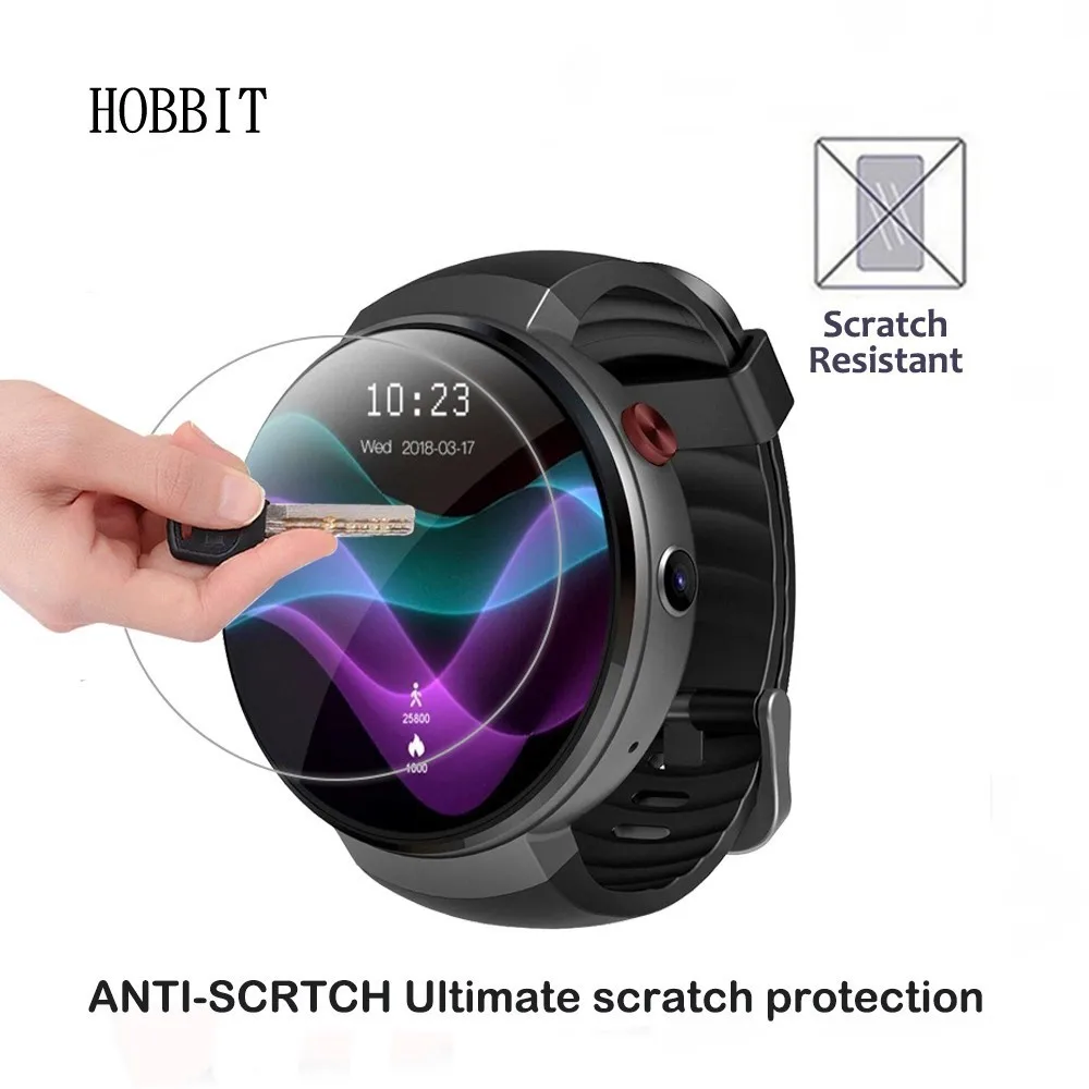 2PACK 0.3mm 2.5D 9H Clear Tempered Glass Screen Protector For Lemfo LEM7 MT6737 M7S Smart Watch Scratch Resistant Film | Электроника