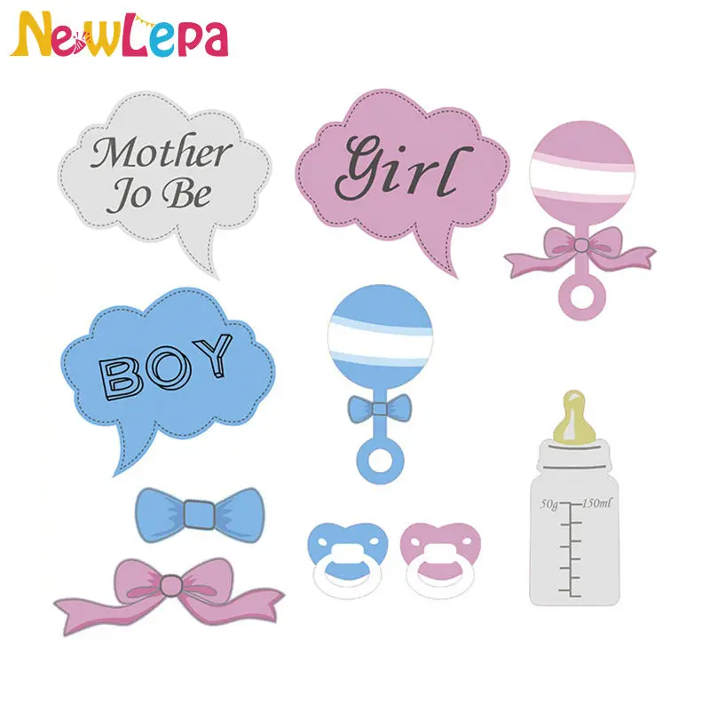 10 шт./лот Детская Бутылочка с бантом для кормления реквизит фотобудки день